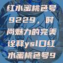 揭秘YSL口红水蜜桃色号9229，时尚魅力的完美诠释ysl口红水蜜桃色号92295  第1张