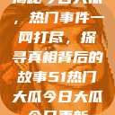 揭秘今日大瓜，热门事件一网打尽，探寻真相背后的故事51热门大瓜今日大瓜今日更新  第1张