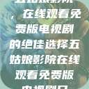 五姑娘影院，在线观看免费版电视剧的绝佳选择五姑娘影院在线观看免费版电视剧日  第1张