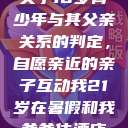 关于16岁青少年与其父亲关系的判定，自愿亲近的亲子互动我21岁在暑假和我爸爸住酒店  第1张