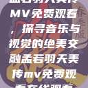 孟若羽天美传MV免费观看，探寻音乐与视觉的绝美交融孟若羽天美传mv免费观看在线观看  第1张