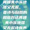 两峰夹小溪地湿又无泥，一首诗与自然的和谐对话两峰夹小溪地湿又无泥诗有声  第1张