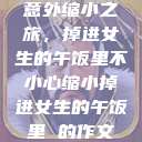 意外缩小之旅，掉进女生的午饭里不小心缩小掉进女生的午饭里 的作文  第1张