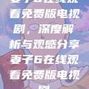 妻子6在线观看免费版电视剧，深度解析与观感分享妻子6在线观看免费版电视剧  第1张