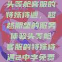 头等舱客服的特殊待遇，超越期望的服务体验头等舱客服的特殊待遇2中字免费  第1张