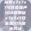 探索x7x7x7与任意噪声108的奥秘x7x7x7任意噪108暗夜网站  第1张