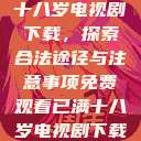 免费观看已满十八岁电视剧下载，探索合法途径与注意事项免费观看已满十八岁电视剧下载视频  第1张
