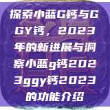 探索小蓝G钙与GGY钙，2023年的新进展与洞察小蓝g钙2023ggy钙2023的功能介绍  第1张