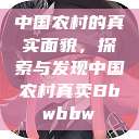 中国农村的真实面貌，探索与发现中国农村真卖Bbwbbw  第1张