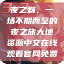 夜之魅，一场不期而至的夜之旅大地资源中文在线观看官网免费  第1张