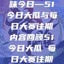 探索过去，品味今日—51今日大瓜与每日大赛往期内容回顾51今日大瓜 每日大赛往期内容聚集地  第1张