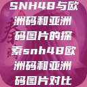 SNH48与欧洲码和亚洲码图片的探索snh48欧洲码和亚洲码图片对比  第1张