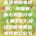 妻子6在线观看免费版电视剧，深度解析与观感分享《妻子6》在线观看免费版电视剧公公与媳妇  第1张