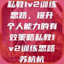 私教1v2训练思路，提升个人能力的有效策略私教1v2训练思路苏杭杭  第1张
