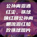 公孙离泪洒红尘，铁球映红颜公孙离眼流泪红脸咬铁球图片  第1张