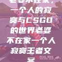 老婆不在家，一个人的寂寞与CSGO的世界老婆不在家一个人寂寞王者文案  第1张
