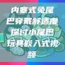 内塞式兔尾巴穿戴舒适度探讨小尾巴玩具嵌入式视频  第1张