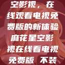 探索麻花星空影视，在线观看电视免费版的新体验麻花星空影视在线看电视免费版 不装饰你的梦  第1张