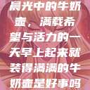 晨光中的牛奶壶，满载希望与活力的一天早上起来就装得满满的牛奶壶是好事吗  第1张