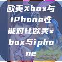 欧美Xbox与iPhone性能对比欧美xbox与iphone 第1张 欧美Xbox与iPhone性能对比欧美xbox与iphone 第1张