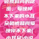 破戒和尚的秘密，每晚停不下来的小耳朵破戒和尚每晚停不下来(小耳朵)小说  第1张