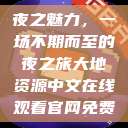 夜之魅力，一场不期而至的夜之旅大地资源中文在线观看官网免费  第1张