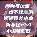 青梅与反差，一场不经意的邂逅反差小青梅不经c1v1小说笔趣阁  第1张