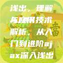 AJAX深入浅出，理解与应用
AJAX技术解析，从入门到进阶ajax深入浅出小说  第1张