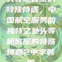 头等舱客服的特殊待遇，中国航空服务的独特之处头等舱客服的特殊待遇2中字韩国  第1张