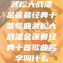 武松大战潘金莲最经典十首歌曲武松大战潘金莲最经典十首歌曲名字叫什么  第1张