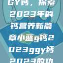 小蓝G钙与GGY钙，探索2023年的钙营养新篇章小蓝g钙2023ggy钙2023的功能介绍  第1张