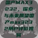 国产MAX3232，探索与未来展望国产max3232用户评价如何  第1张