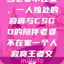 当老婆不在家，一人独处的寂寞与CSGO的陪伴老婆不在家一个人寂寞王者文案  第1张