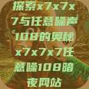 探索x7x7x7与任意噪声108的奥秘x7x7x7任意噪108暗夜网站  第1张