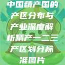 中国精产国的产区分布与产业深度解析精产一二三产区划分标准图片  第1张