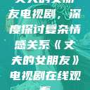 丈夫的女朋友电视剧,深度探讨复杂情感关系《丈夫的女朋友》电视剧在线观看 第1张 丈夫的女朋友电视剧,深度探讨复杂情感关系《丈夫的女朋友》电视剧在线观看 第1张
