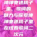 坤坤寒进桃子里，歌词的魅力与探索坤坤寒进桃子里在线看歌词二次元  第1张