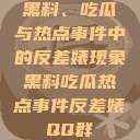 黑料、吃瓜与热点事件中的反差婊现象黑料吃瓜热点事件反差婊QQ群  第1张
