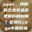 黑人双人rapper，纯粹的艺术表达还是模仿的创新？老外玩csgo中国的妹子  第1张