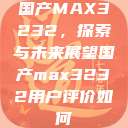 国产MAX3232，探索与未来展望国产max3232用户评价如何  第1张
