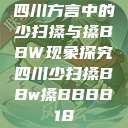四川方言中的少扫搡与搡BBW现象探究四川少扫搡BBw搡BBBB18  第1张