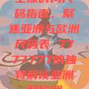 全球时尚尺码指南，聚焦亚洲与欧洲尺码表 7777777的独特解读亚洲和欧洲  第1张