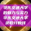 华东交通大学的魅力与实力华东交通大学录取分数线  第1张