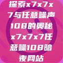 探索x7x7x7与任意噪声108的奥秘x7x7x7任意噪108暗夜网站  第1张