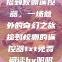 捡到校霸遥控器，一场意外的奇幻之旅捡到校霸的遥控器txt免费阅读by阳阳  第1张