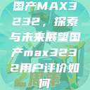国产MAX3232，探索与未来展望国产max3232用户评价如何  第1张