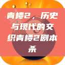青楼2，历史与现代的交织青楼2剧本杀  第1张