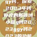 小蓝g钙与ggy钙，探索2023年钙补充的新领域小蓝g钙2023ggy钙2023的功能介绍  第1张