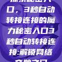 探索秘密入口，3秒自动转接连接的魔力秘密入口3秒自动转接连接:解锁网络奇妙之门  第1张