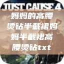 妈妈的高腰烫钻半截裙妈妈半截裙高腰烫钻txt  第1张